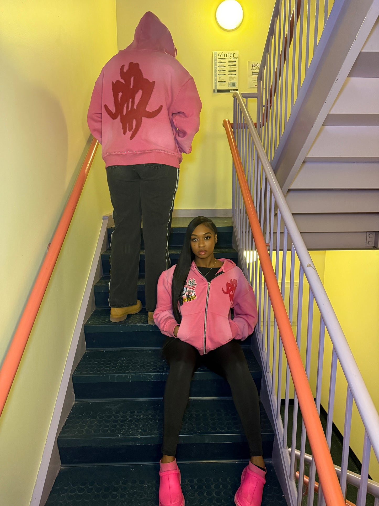 Pink & Red MM Zip-ups