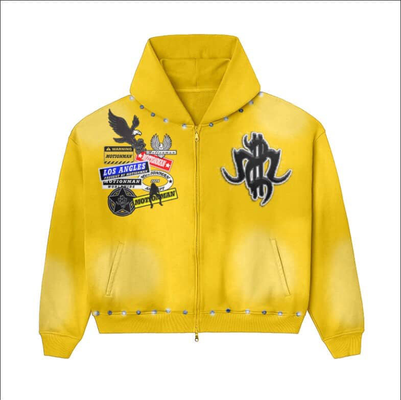 Yellow & Black MM Zip-Up