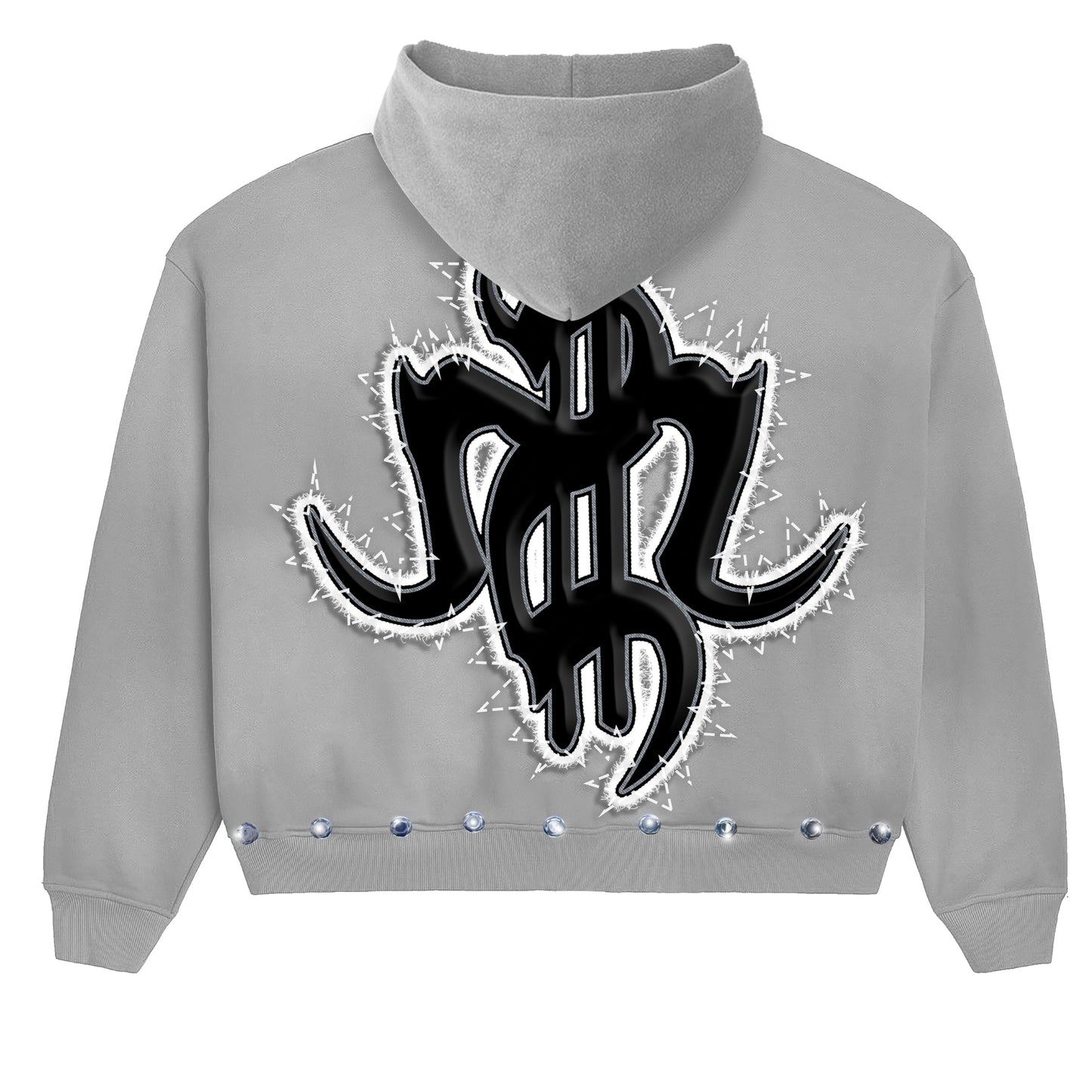 Grey & Black MM Zip-Up